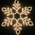 Светодиодная фигура из дюралайта "Снежинка средняя" 75 см - фото 2