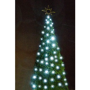 Комплект светодиодного украшения больших уличных елок и деревьев "Звездное небо"