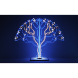 Большая новогодняя световая фигура "Дерево"