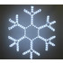 Новогодняя светодиодная фигура из дюралайта "Снежинка" 50 см - фото 1
