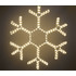 Новогодняя светодиодная фигура из дюралайта "Снежинка" 50 см - фото 2