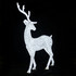 Комплект акриловых светодиодных фигур "Пара белых благородных оленей" - фото 2