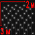 Прозрачный светодиодный дождь мерцающий "Плей-Лайт" 2х3 м - фото 1
