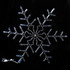 Светодиодная фигура из дюралайта "Снежинка большая" 95 см - фото 1