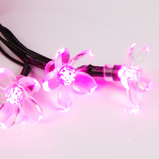 Светодиодная LED гирлянда "Цветки сакуры" 10 м