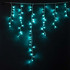 Уличная светодиодная LED бахрома "Айсикл" 1х1 м, прозрачный силиконовый провод - фото 3