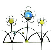 Садовый светильник на солнечной батарее "Декоративный заборчик"
