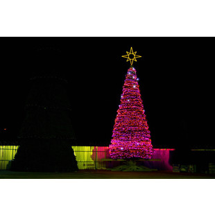 Комплект светодиодного украшения больших уличных елок и деревьев "Кристалл - 1"