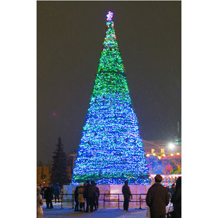 Комплект светодиодного украшения больших уличных елок и деревьев "Кристалл - 2"