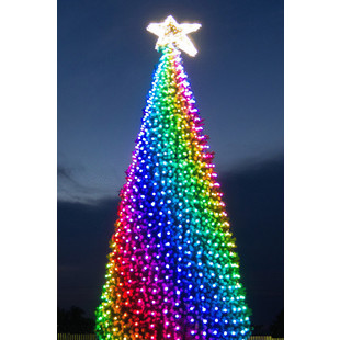 Комплект светодиодного украшения больших уличных елок и деревьев "3D Премиум"