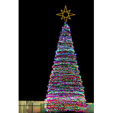 Комплект светодиодного украшения больших уличных елок и деревьев "Кристалл - 3"