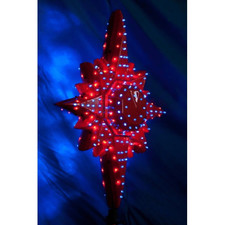 Новогодняя светодиодная елочная игрушка "Полярная звезда" 55 см