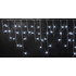 Уличная LED бахрома мерцающая "Айсикл" 3х0.5 м, прозрачный провод - фото 1