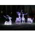 Новогодняя светодиодная композиция из фигур "Семья оленей" - фото 1