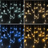 Уличная светодиодная мерцающая гирлянда бахрома "Айсикл" 4.8х0.6 м, каучуковый провод - фото 1