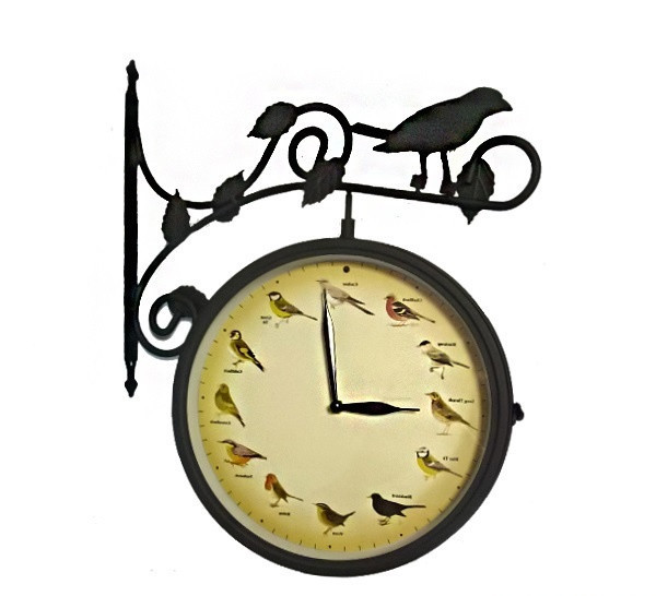 Часы пение птиц. Часы "птицы" (арт.yh1395, 026-t3242). Часы Вокзальные на кронштейне. Часы на кронштейне двусторонние.