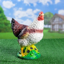Садовая фигура "Курица в подсолнухах"