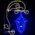 Светодиодная консоль из дюралайта объемная "Старинный фонарь" 100х78х27 см - фото 1