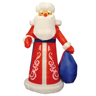 Новогодняя надувная фигура "Дед Мороз русский" 180 см