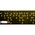 Уличная LED бахрома мерцающая с колпачком "Айсикл" 3х0.5 м, белый резиновый провод - фото 4