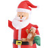 Новогодняя надувная фигура "Дед Мороз с мешком и медвежонком" 180 см - фото 2