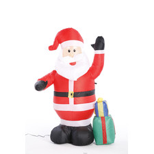 Новогодняя надувная фигура "Дед Мороз с подарками" 120 см