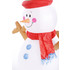 Новогодняя надувная фигура "Снеговик в красном цилиндре" 120 см - фото 2