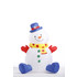 Новогодняя надувная фигура "Снеговик сидит" 120 см - фото 1
