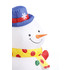 Новогодняя надувная фигура "Снеговик сидит" 120 см - фото 2