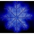 Большая светодиодная фигура из дюралайта "Снежинка" 110 см - фото 3