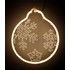 Световая фигура из акрилайта "Елочный шар со снежинками" - фото 2