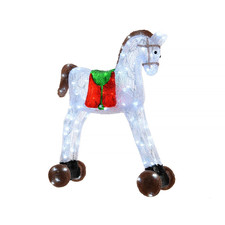 Акриловая LED фигура "Игрушечная лошадка"