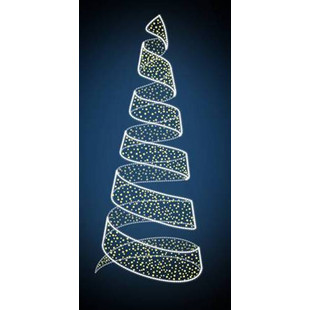 Новогодняя светодиодная елка для улицы "Спиральная"
