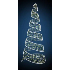 Новогодняя светодиодная елка для улицы "Спиральная"