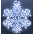 Новогодняя светодиодная "Снежинка" из дюралайта 40 см - фото 1