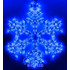 Новогодняя светодиодная "Снежинка" из дюралайта 40 см - фото 2