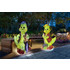 Светодиодная садово-парковая фигура из стекловолокна - декор для украшения "Гусеница с вилами" - фото 2