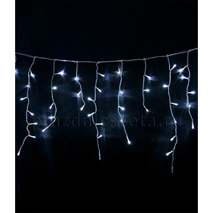Светодиодная LED бахрома "Айсикл" 3,1х0,5 м, постоянного свечения