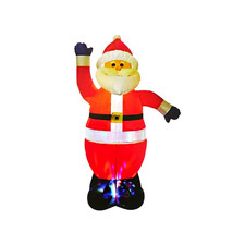 Новогодняя надувная фигура "Дед Мороз мультисвет" 180 см